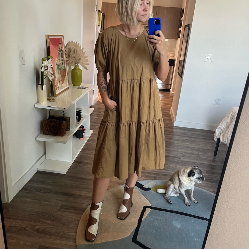 Everlane tiered hazel dress, size 6